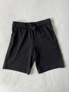 jumping beans Black Athletic Drawstring Shorts with Side Panels